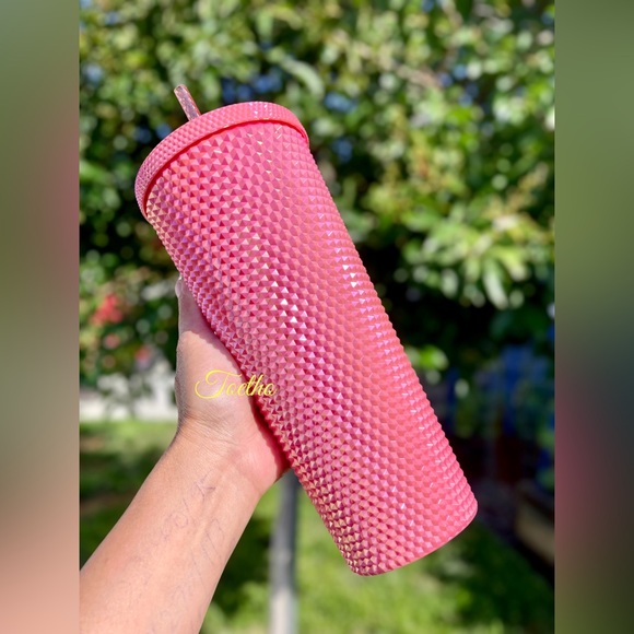 Starbucks Philippines Pink Bubblegum Bling Studded Venti Tumbler - Picture 2 of 9